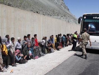 1,237 irregular migrants held across Turkey