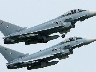 2 warplanes crash over eastern Germany