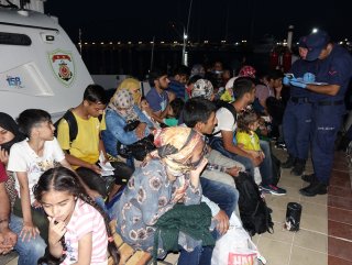 A total of 2,800 irregular migrants held across Turkey