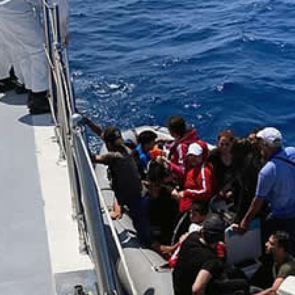 Asylum seekers rescued by Turkish coast guard