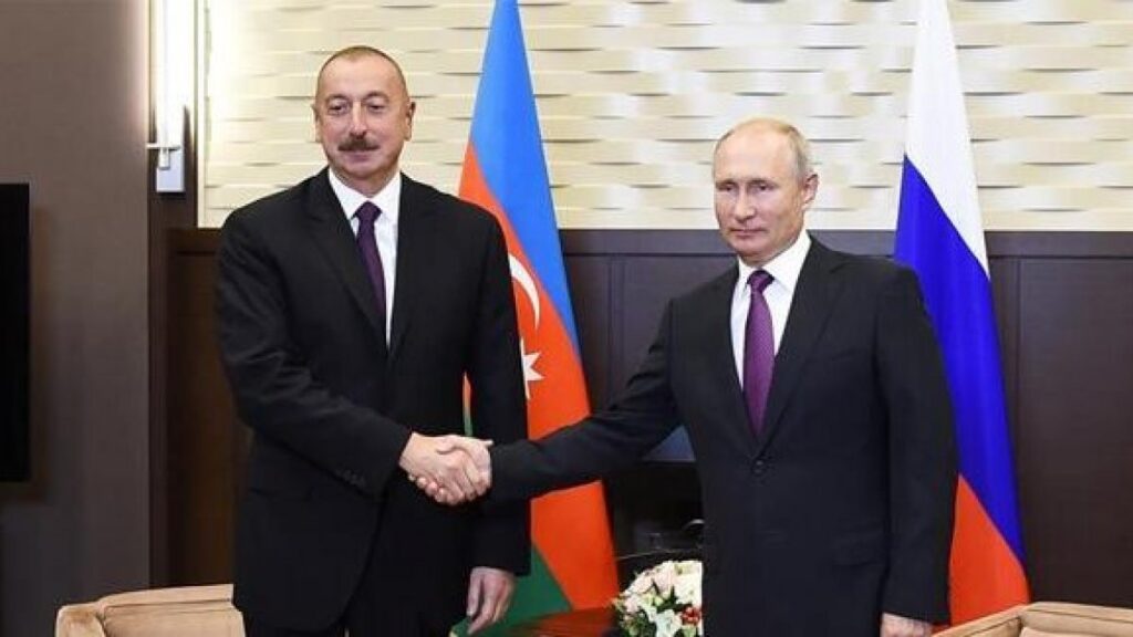 Azerbaijan’s Aliyev discuss ongoing conflict with Putin