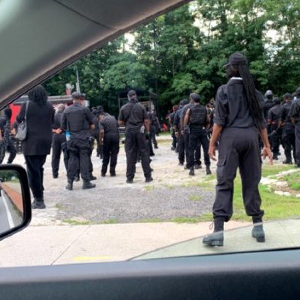 Black Panther militants march through US’s Georgia