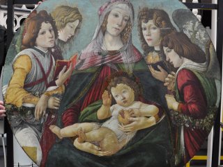 Botticelli painting uncovered as varnish stripped away