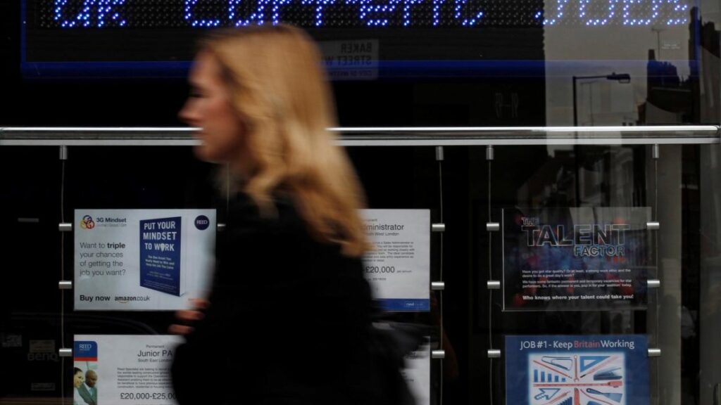 Britain's unemployment rate hits 4.1 percent