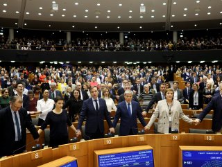 British lawmakers bid farewell to European Parliament