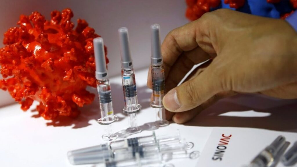 China displays three coronavirus vaccines for first time