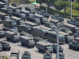 Chinese military holds drills across Hong Kong border