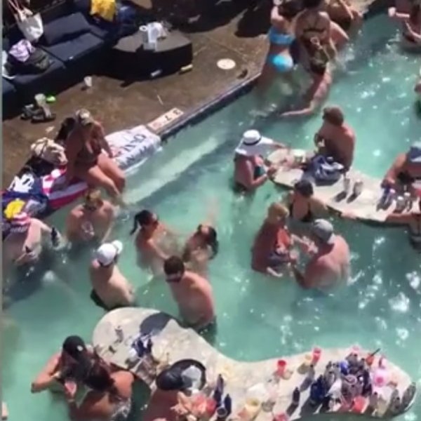 Crowded pool party sparks coronavirus fears in US