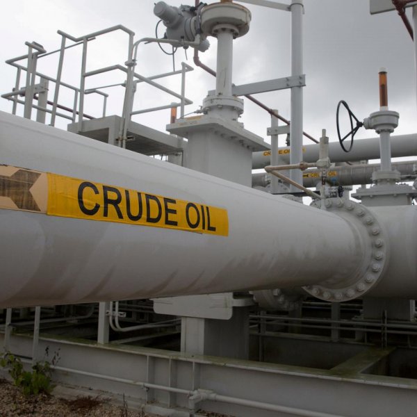 Crude oil up with low dollar index