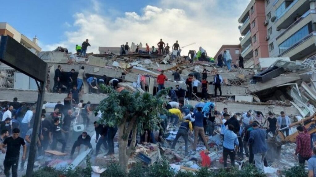 Earthquake of magnitude 6.6 hits Turkey's Aegean coast