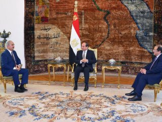 Egypt's Sisi meets Libyan commander Haftar in Cairo
