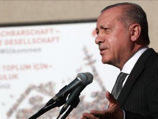 Erdoğan made statements at the mosque opening in Cologne