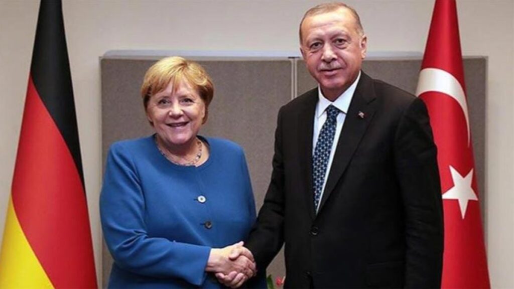 Erdogan, Merkel discuss bilateral, EU relations