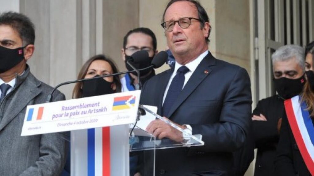 France’s ex-president voices support for Armenian occupation