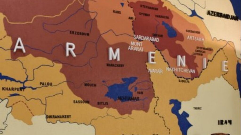 French mayor shares map shows eastern Turkey as belongs to Armenia