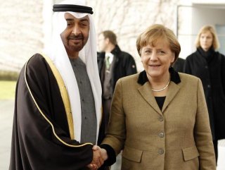 German Chancellor meets UAE Prince ahead of Libya summit