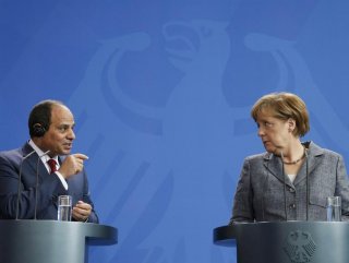 German Chancellor Merkel meets Egypt’s Sisi