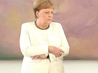 German Chancellor Merkel seen shaking again