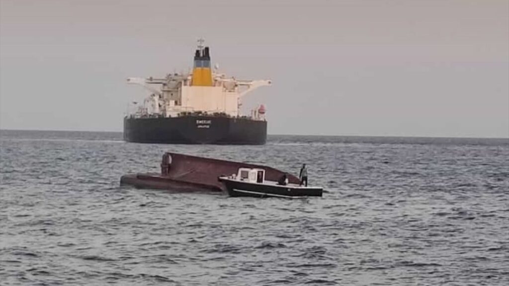Greek-flagged tanker hits Turkish boat in Mediterranean