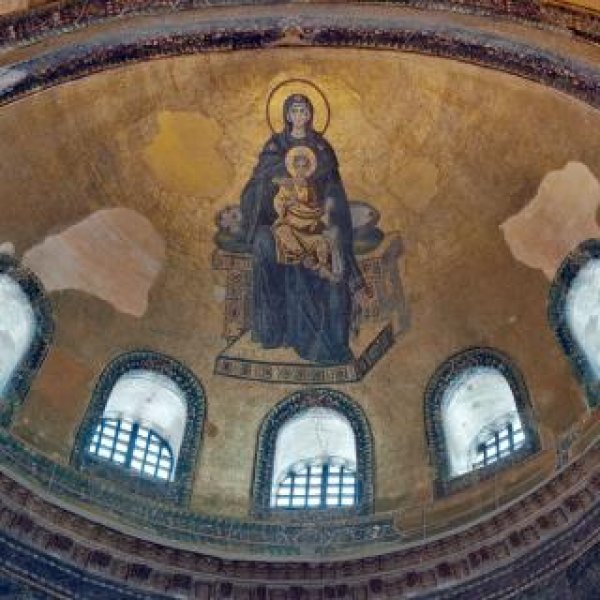 Hagia Sophia mosaics will be covered during prayers