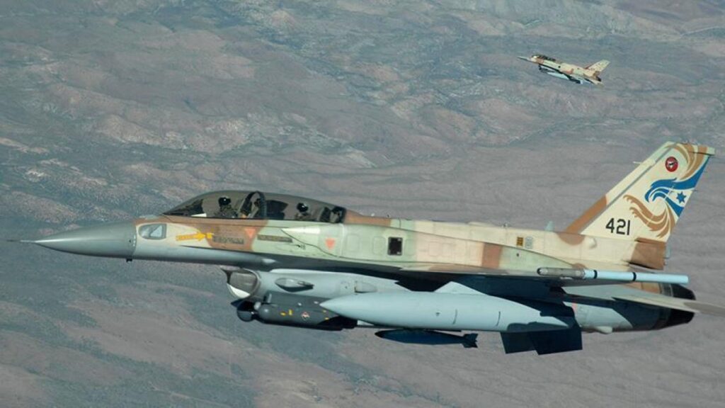 Israeli warplanes carries out airstrike in Gaza Strip