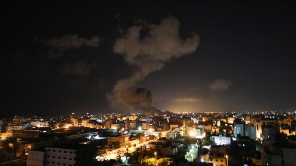 Israeli warplanes hit Hamas position in Gaza