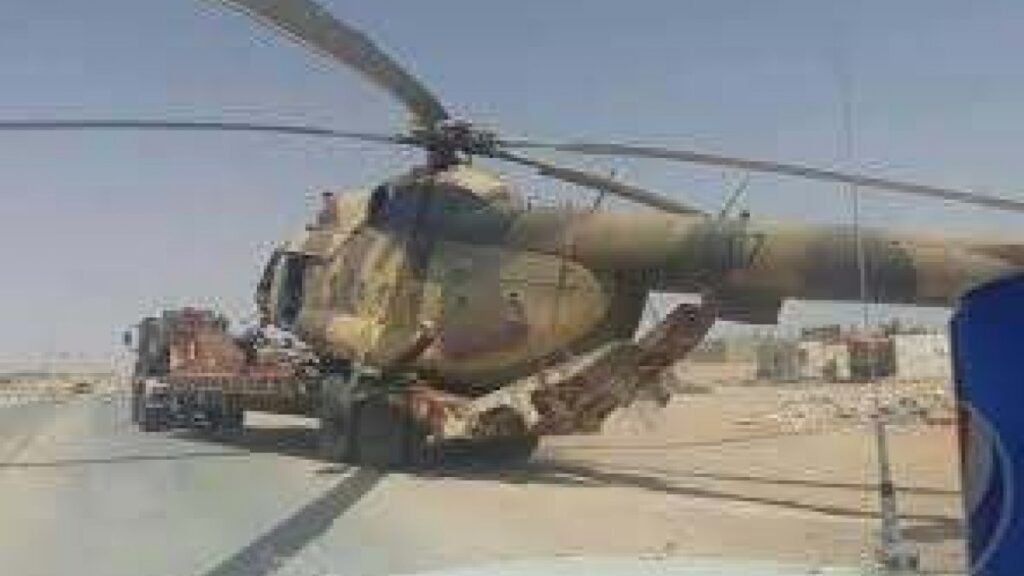 Libyan Armed Forces seize Haftar's helicopter