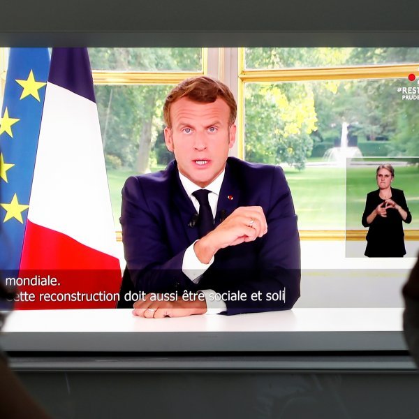 Macron: France won't remove statues
