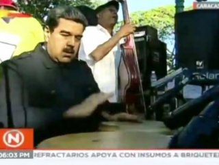 Maduro dances in Caracas