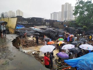 Masoon rains kill at least 45 in India
