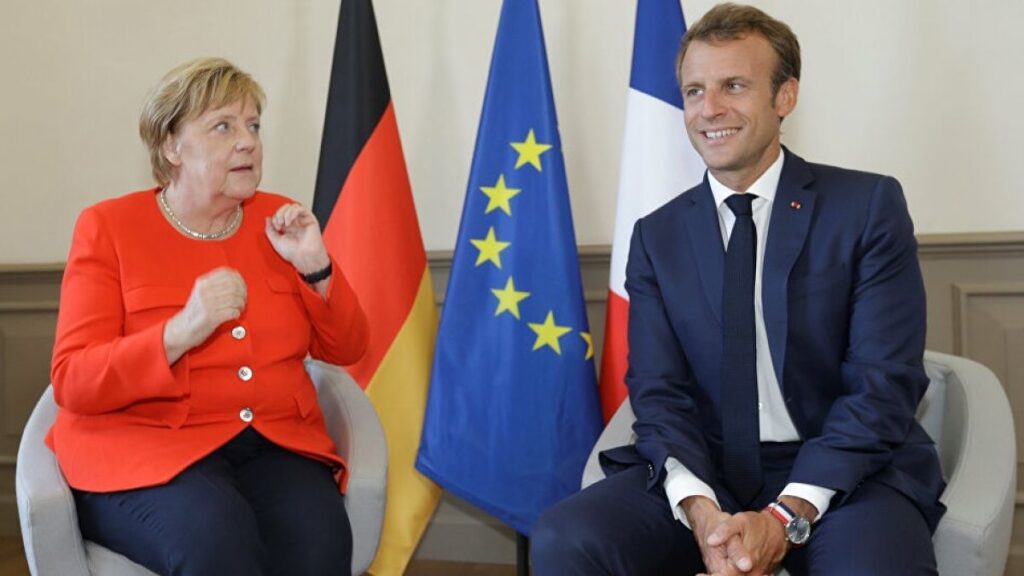 Merkel, Macron discuss reducing tensions in Mediterranean