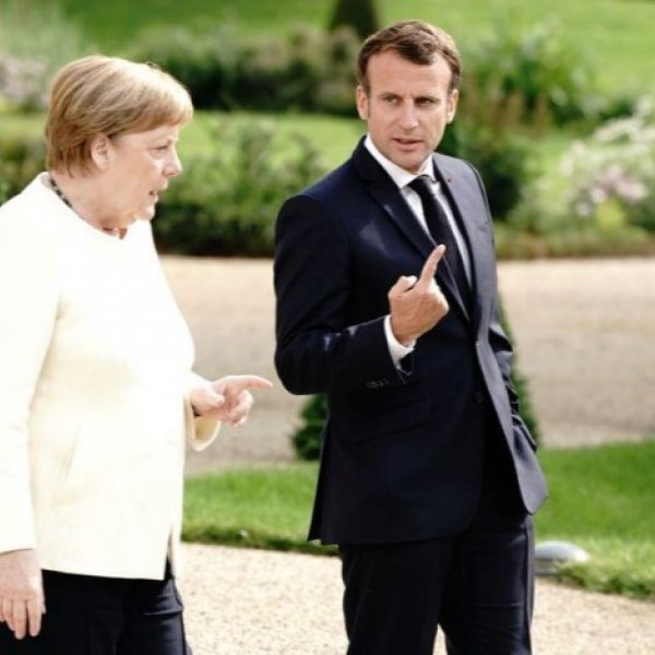 Merkel, Macron hold joint press conference