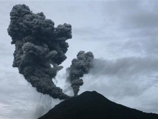 Mt. Sinaburg volcano erupts in Indonesia