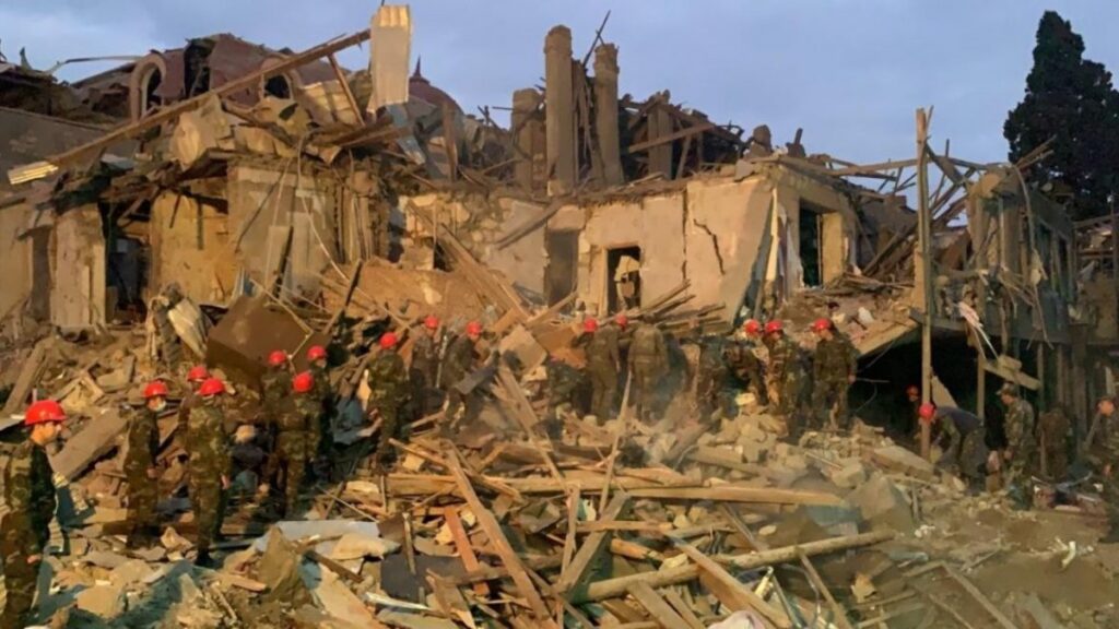 Nine civilians die in Armenian attack in Azerbaijan’s Ganja