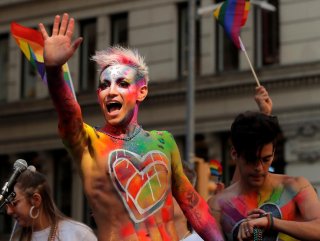 NY hosts largest pride parades in the history of the gay-rights movement