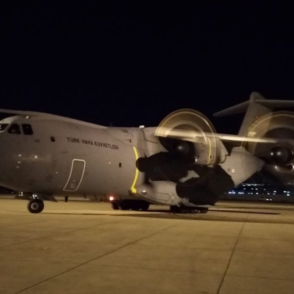 Plane carrying medical aid sent to South Africa