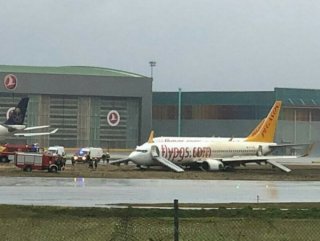 Plane skids off runway at Turkey’s Sabiha Gokcen Airport