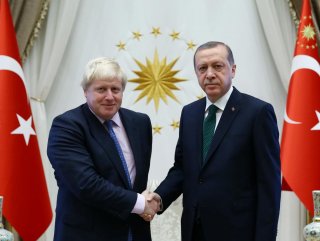 President Erdoğan, British PM hold meeting over phone