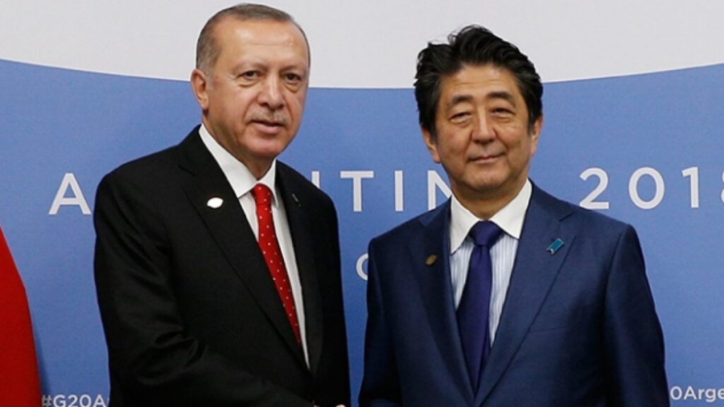 President Erdoğan holds phone call with ex-Japanese PM