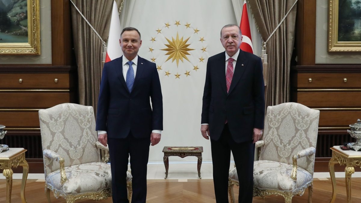 President Erdoğan meets Poland's Duda