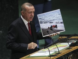 President Erdoğan talks on Syrian migrant crisis at UN Assembly