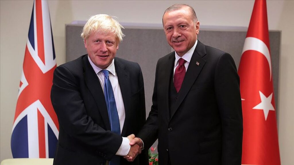 President Erdoğan, UK’s Johnson talk about E. Mediterranean