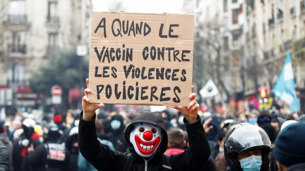 Protesters take to the streets to denounce police violence in France