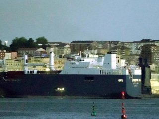Saudi ship arrives at Spanish port