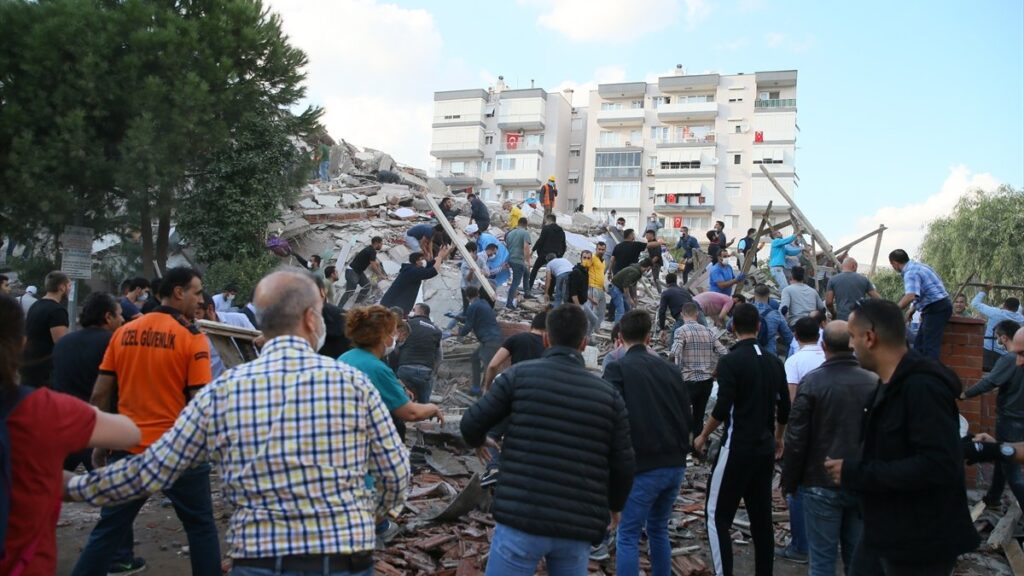 Search and rescue works continue in quake-hit Izmir
