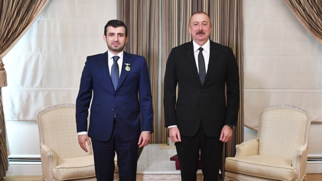 Selçuk Bayraktar receives Karabakh Order from Ilham Aliyev