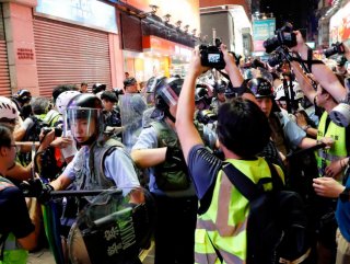 Six arrested in Hong Kong protests