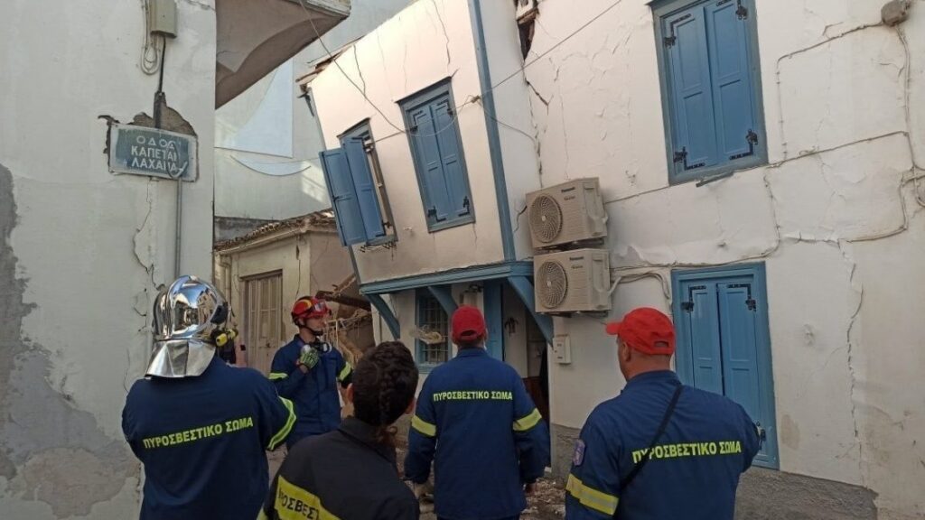 Strong quake kills two in Greece’s Aegean island of Samos