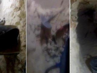 Terrorist YPG/PKK fortifying tunnels in Manbij, Syria