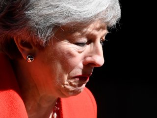 Theresa May resign, broke down in tears